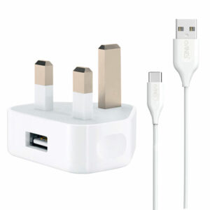 ANG High Quality 2.1A USB Port Mains Charger & Type-C Cable