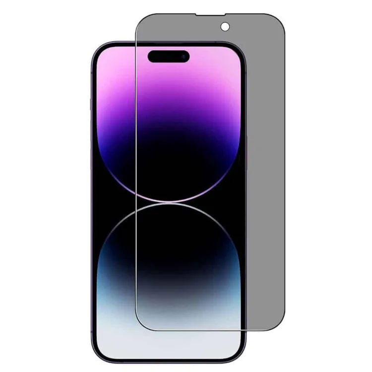 For iPhone 14 Pro Anti Spy Privacy Tempered Glass Screen Protector