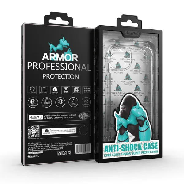 For iPhone 14 Plus Atouchbo Genuine Anti-Shock Kong Super Protective TPU Gel Case