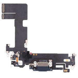 For iPhone 13 Charging Port Dock Connector Flex Cable & Microphones - Black
