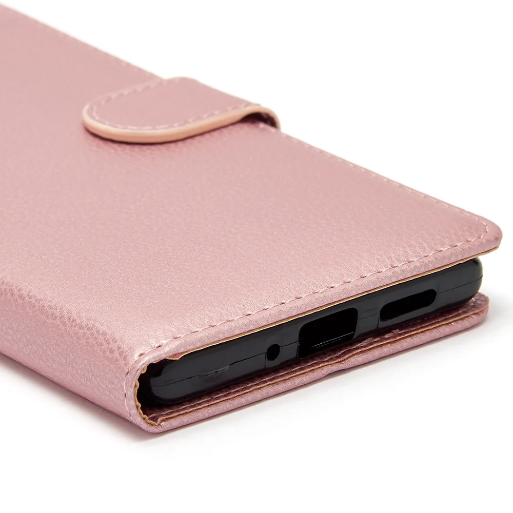For Oppo A54 5G / A74 5G Premium Litchi Style PU Leather Wallet Book Case Cover Card Holder - Image 2