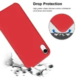 For iPhone XR Silicone Liquid Rubber Soft Feel Case - Image 2