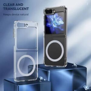 For Samsung Galaxy Z Flip5 Anti-Shock Shockproof Magnetic Charging TPU Gel Case