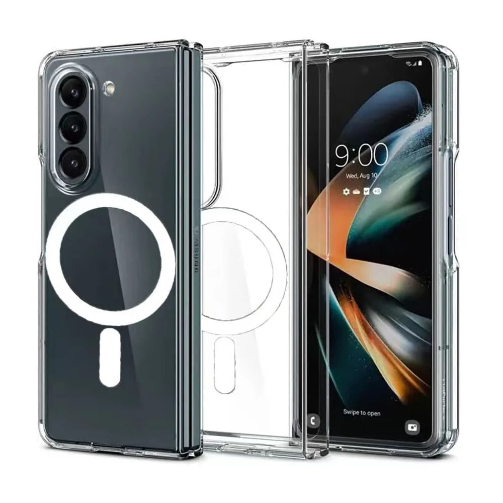 For Samsung Galaxy Z Fold5 Anti-Shock Shockproof Magnetic Charging TPU Gel Case - Image 1