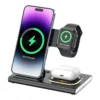 3in1 Magnetic Foldable Wireless Charging Station With Night Light