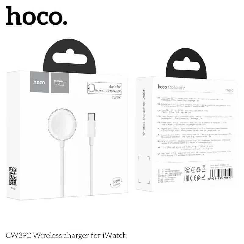 For Apple Watch Hoco USB-C Inductive Magnetic Wireless Charger