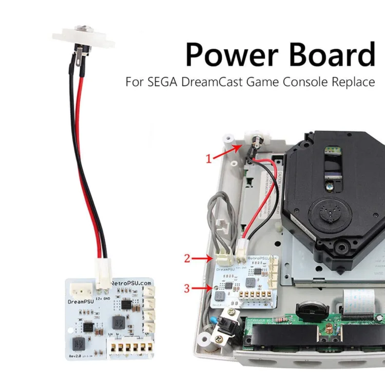 For SEGA DreamCast DreamPSU Replacement 12V Power Supply