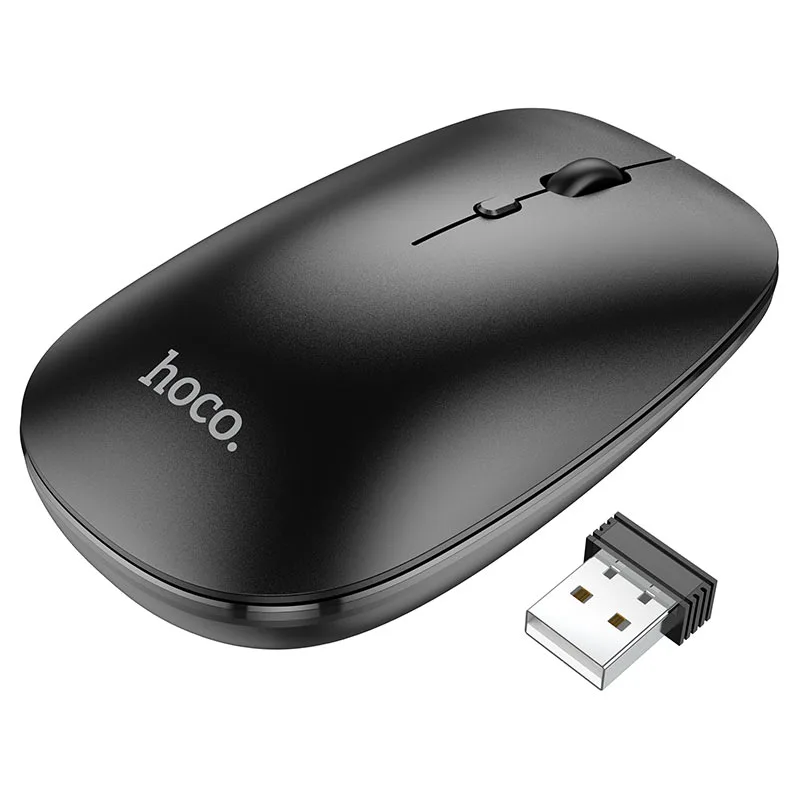 gm15blk-1 Hoco 2.4 GHz Wireless Business Mouse With Scroll Wheel / DPI Switch