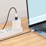 Hoco Silicone 3.0A USB-C Fast Charge / Sync Cable - Black - Image 2