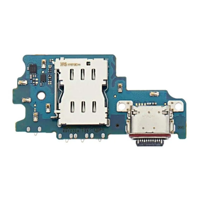 s21fechargport-copy For Samsung G990B Galaxy S21 FE Charging Port Connector Flex Cable PCB - OEM Pulled