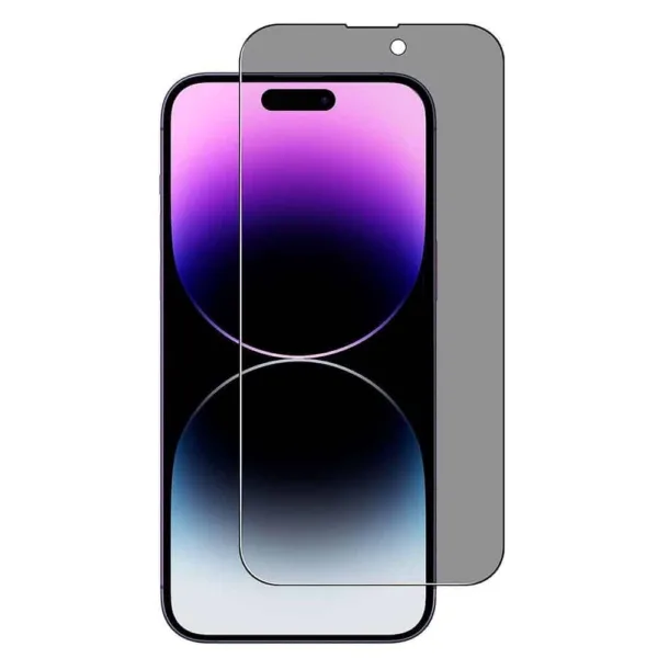 For iPhone 15 Anti Spy Privacy Tempered Glass Screen Protector