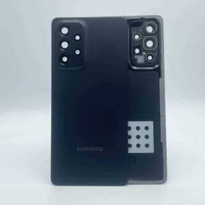 For Samsung A536 Galaxy A53 5G Rear Back Battery Cover With Camera Lens - Black