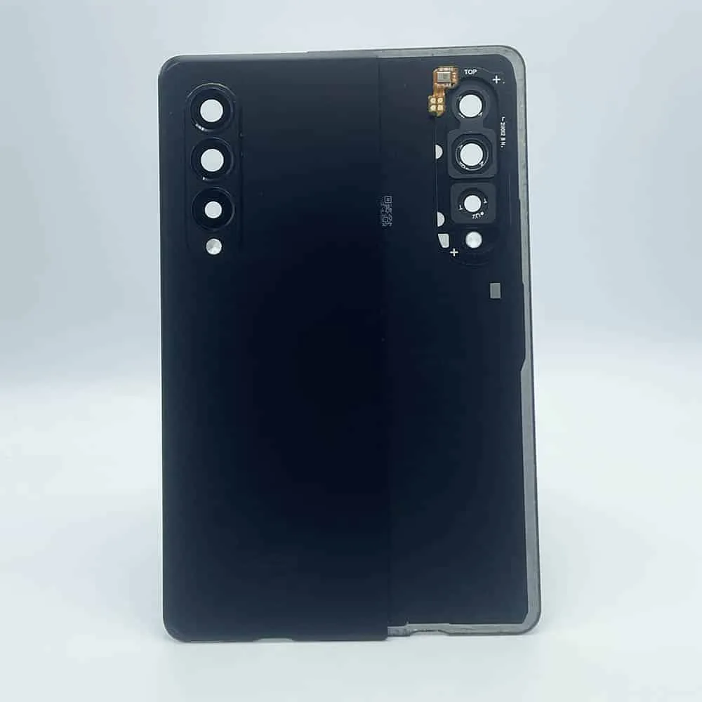 fold3blackback-copy For Samsung F926 Galaxy Z Fold3 Rear Back Battery Cover Camera Lens - OEM Pulled - Black