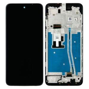 For Motorola Moto G53 XT2335 Genuine LCD Screen Touch Digitiser With Frame
