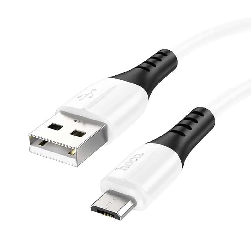 Hoco Silicone 3.0A USB-C Fast Charge / Sync Cable - White