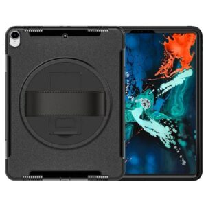 iPad Pro 12.9'' 2018 Heavy Duty Shockproof Case With Swivel Stand & Strap