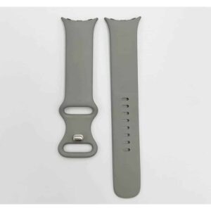 For Google Pixel Watch Genuine Silicone Active Wrist Band Strap - Light Grey - OEM Pulled