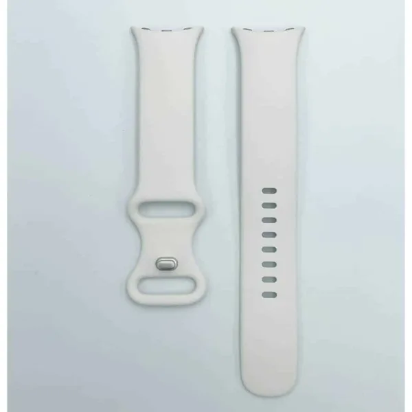 For Google Pixel Watch Genuine Silicone Active Wrist Band Strap - White - OEM Pulled
