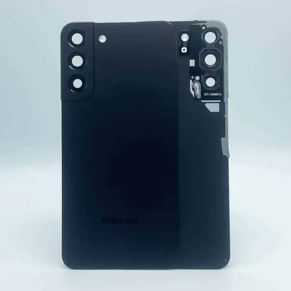 For Samsung S906 Galaxy S22 Plus Rear Back Glass / Battery Cover Camera Lens - Black - OEM Pulled