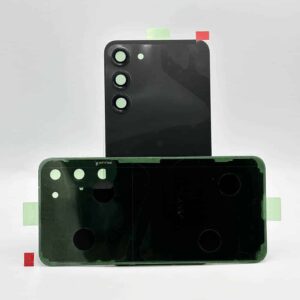 For Samsung S916 Galaxy S23 Plus Rear Back Glass / Battery Cover With Camera Lens - Black