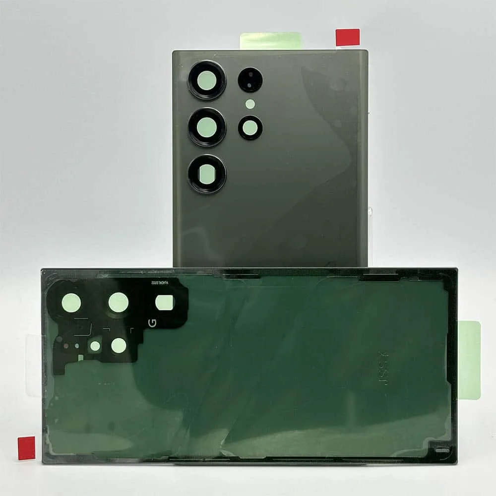 s23ultragreen-copy For Samsung S918 Galaxy S23 Ultra Rear Back Glass / Battery Cover With Camera Lens - Green