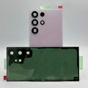 For Samsung S918 Galaxy S23 Ultra Rear Back Glass / Battery Cover With Camera Lens - Lavender