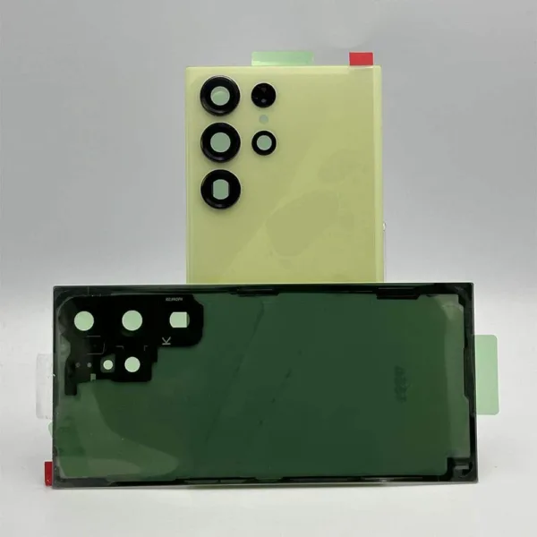 For Samsung S918 Galaxy S23 Ultra Rear Back Glass / Battery Cover With Camera Lens - Lime