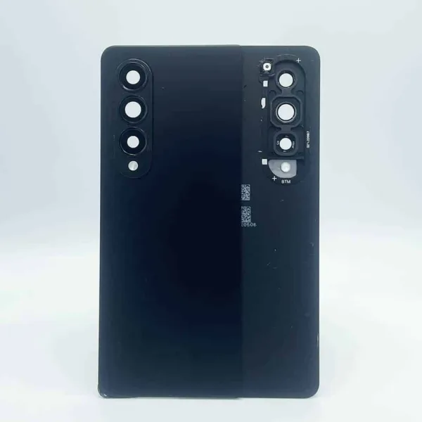 For Samsung F936 Galaxy Z Fold4 Rear Back Battery Cover Camera Lens - OEM Pulled - Black