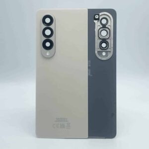 For Samsung F936 Galaxy Z Fold4 Rear Back Battery Cover Camera Lens - OEM Pulled - Beige