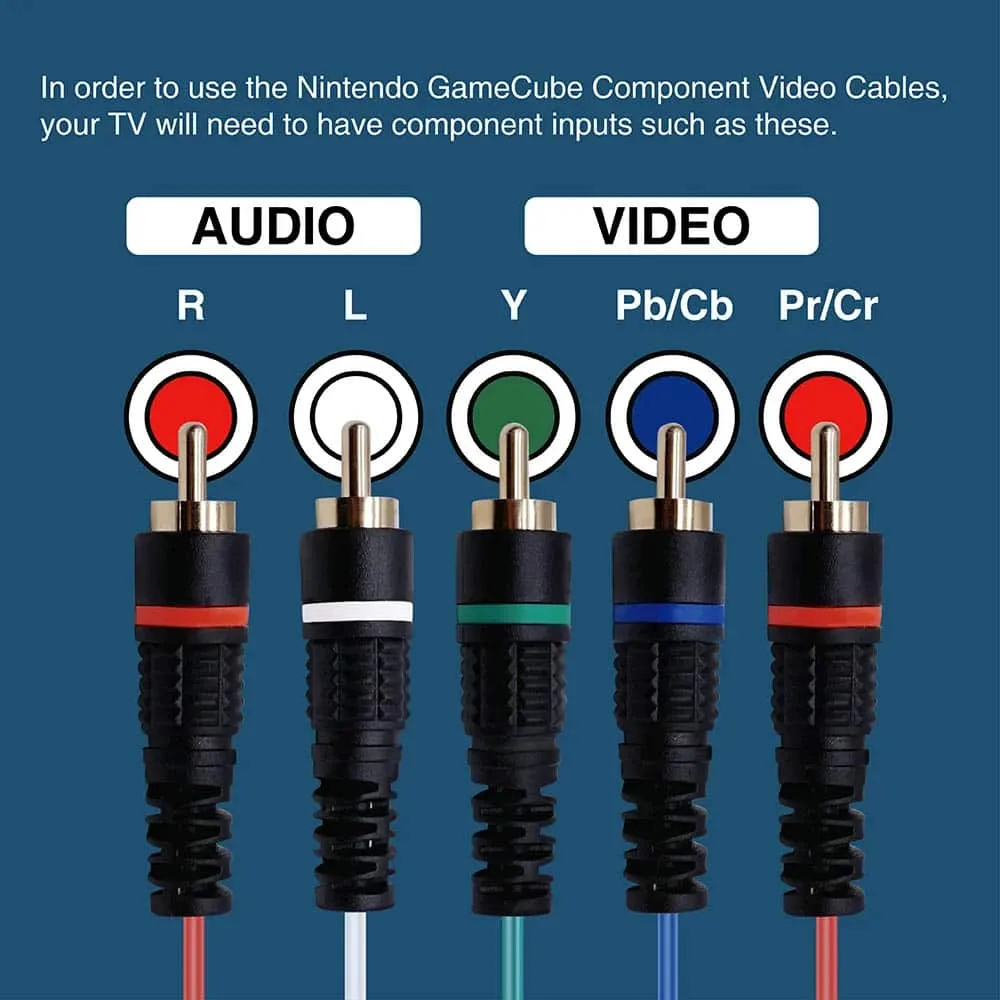 For Nintendo Gamecube Model DOL-001 Component Video 5RCA YPbPr Cable - Image 2