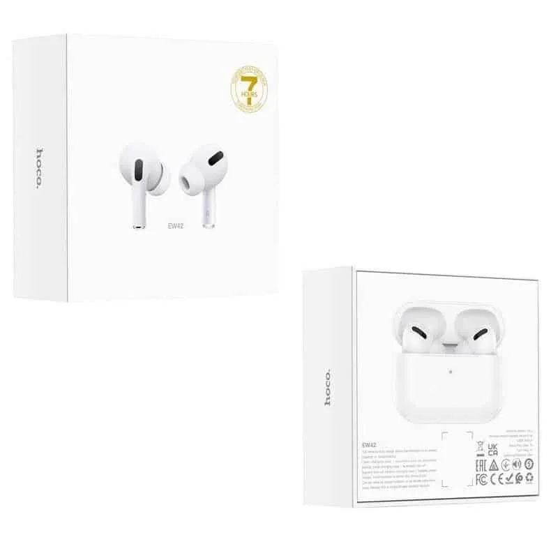 Hoco True Wireless Pod Stereo Headset 7 Hour Talk Music Time