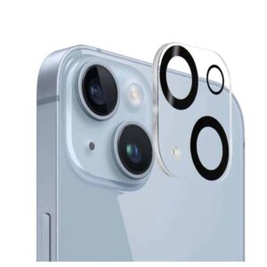 For iPhone 15 / 15 Plus Camera Lens & 3D Surround Clear Tempered Glass Protector