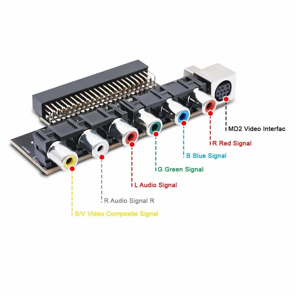 For NEC PC Engine Plug In RGBS AV Video Booster Output Board - Image 2