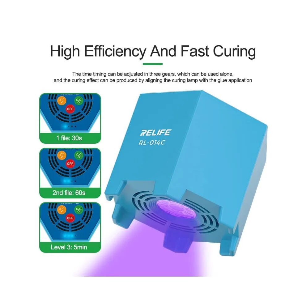 RELIFE RL-014C Intelligent UV Fast Curing Lamp With Cooling Fan - Image 3