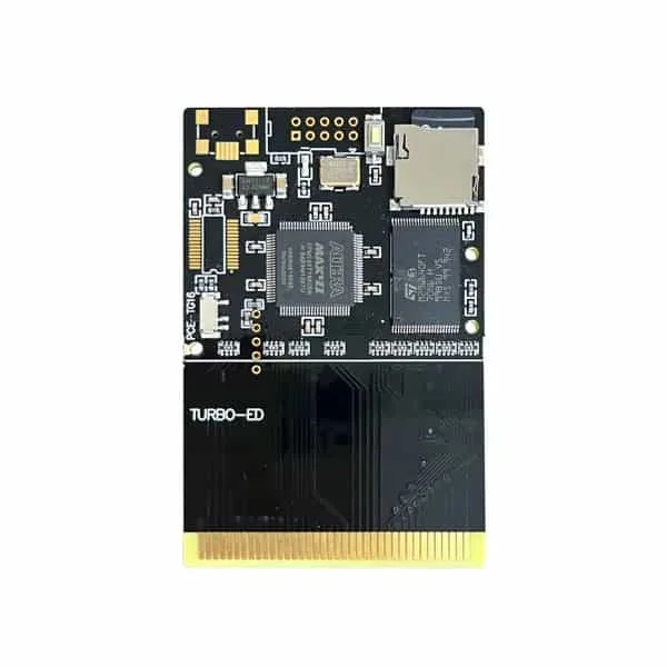For NEC PC Engine / TurboGrafX Flash Game Card Turbo Drive Micro SD