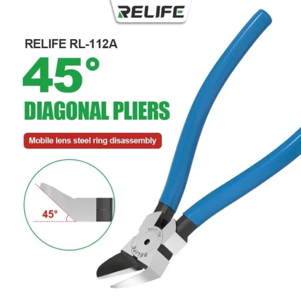 RELIFE RL-112A High Quality 45° Diagonal Cutting Pliers