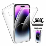 For All iPhone 15 Models 360º PC & TPU Full Case With Protective Screen Cover
