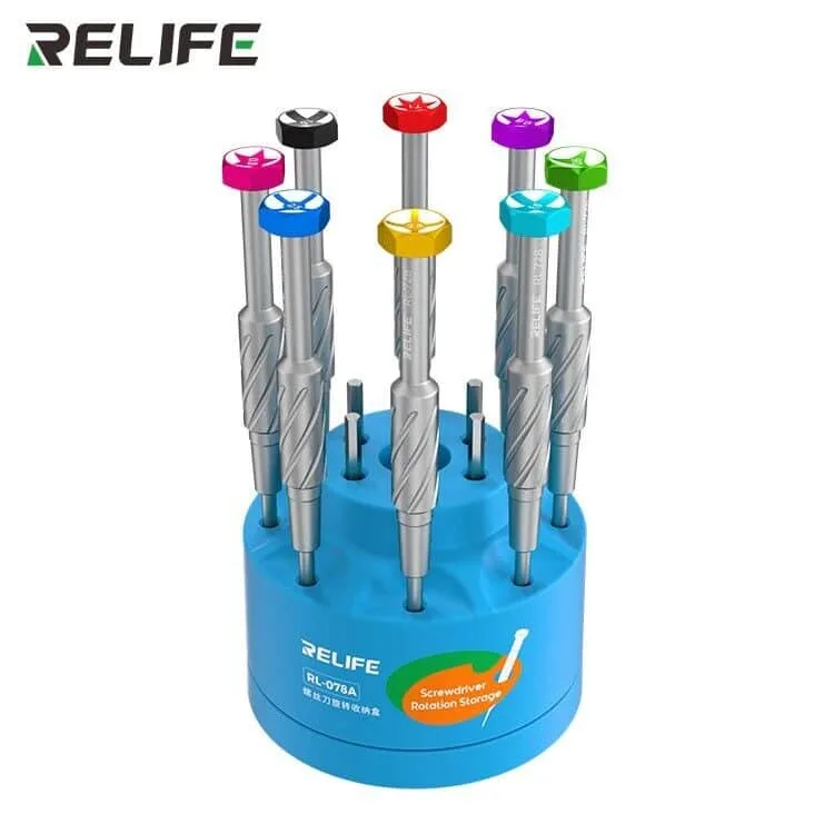 RELIFE RL-078A Rotary Multifunctional Magnetiser Screwdriver Tool Storage Holder