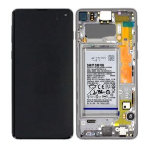 For Samsung G973 Galaxy S10 Genuine LCD Screen Touch Digitiser & Battery - Black