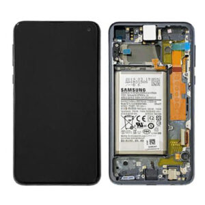 For Samsung G970 Galaxy S10e Genuine LCD Screen Touch Digitiser & Battery - Prism Black