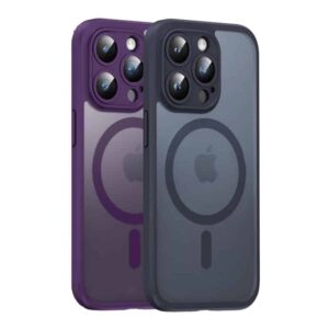 For All iPhone 15 Models Frosted Magnetic Charging Case