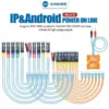 Sunshine iBoot D Series USB DC Power Supply Test Cable For iPhone, Samsung, Oppo, Huawei