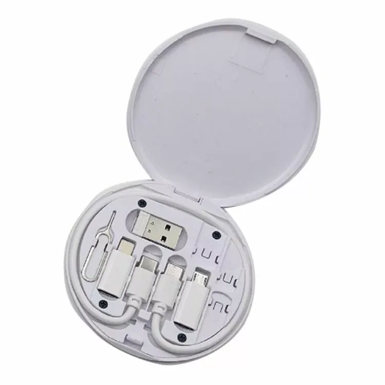 60W Fast Charge Multifunction Data Cable Set Storage Box Stand For Phone & Tablet