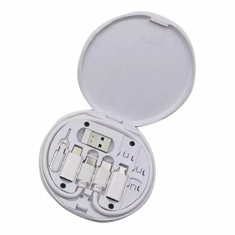 60W Fast Charge Multifunction Data Cable Set Storage Box Stand For Phone & Tablet