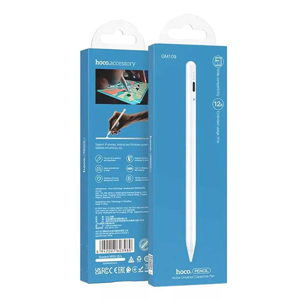 Hoco-GM109-1-jpg Hoco GM109 Active Universal Capacitive Pen Pencil For iPad
