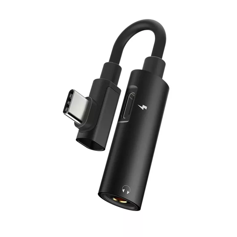 Hoco 2 in 1 Audio Converter Adapter USB-C to 3.5mm