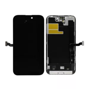 For iPhone 14 Pro Soft OLED LCD Screen & Touch Digitiser On Frame