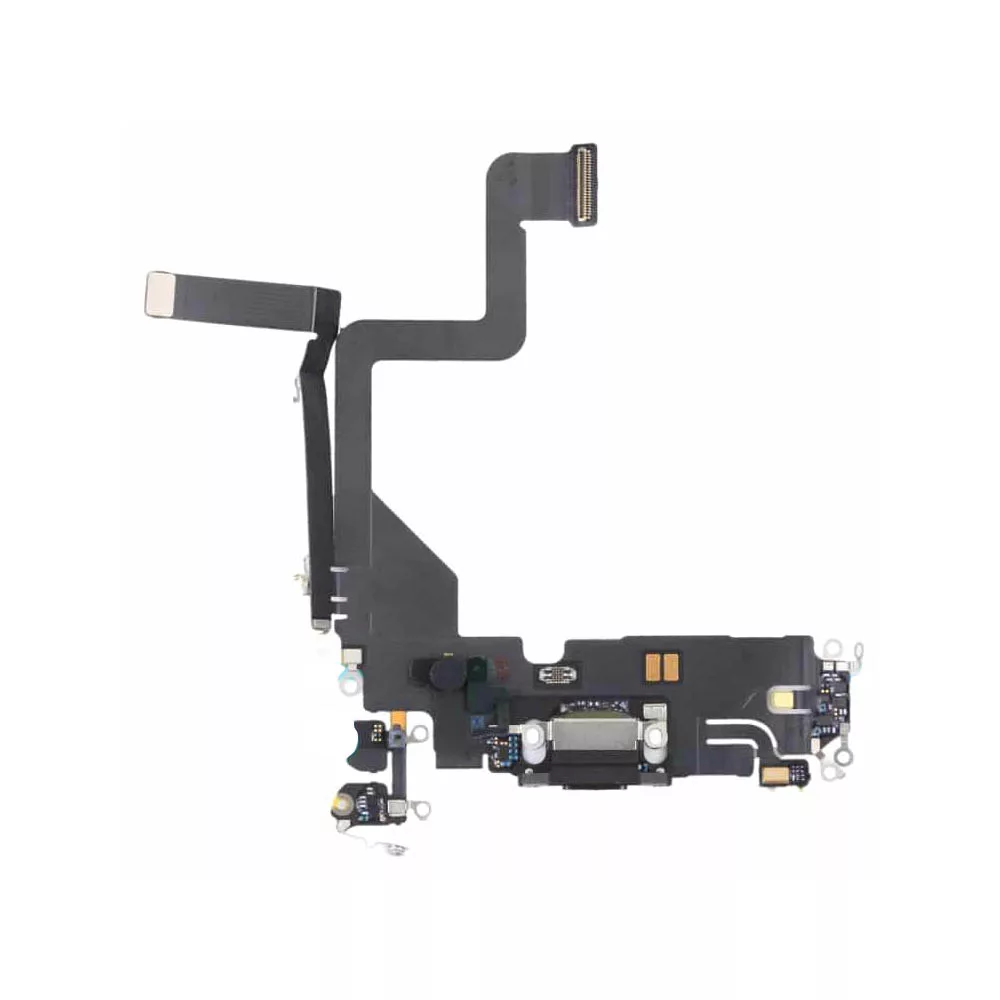 14prochg-copy-jpg For iPhone 14 Pro Charging Port Dock Connector Flex Cable - Black - OEM Pulled