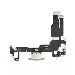 For iPhone 15 Plus Charging Port Dock Connector Flex Cable & Microphones - Blue