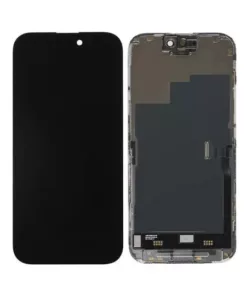 For iPhone 15 Pro Soft OLED LCD Screen & Touch Digitiser On Frame